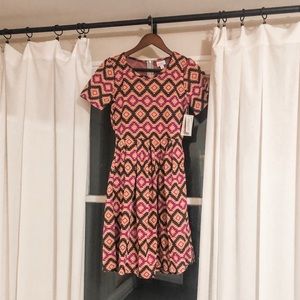 Aztec print dress